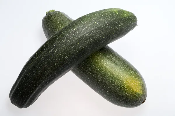 Fresh vegetable courgette. Isolated on white — Stock Photo, Image