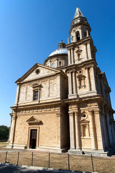 Het heiligdom van de madonna di san biagio, montepulciano, — Stockfoto