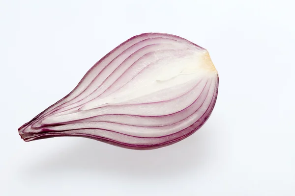 Red onion isolated on white background — Stock Photo, Image