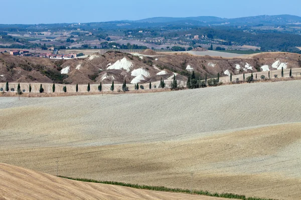 Crete Senesi - El paisaje de la Toscana — Foto de Stock