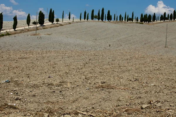 Crete Senesi - The landscape of the Tuscany. Ital — Stock Photo, Image