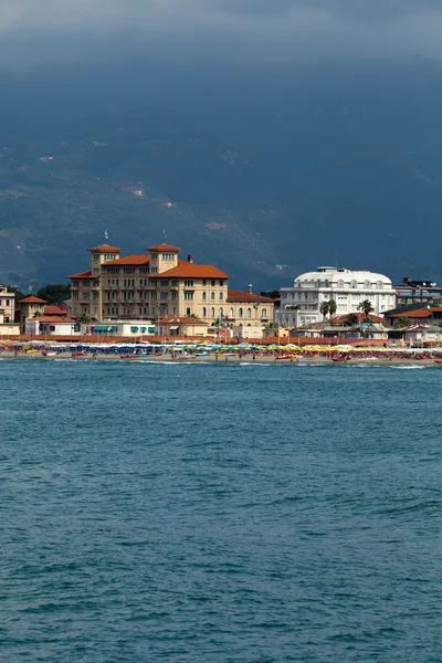 Versilia Sahili - viareggio görünümünü — Stok fotoğraf