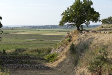 Truva antik kalıntılar. Türkiye