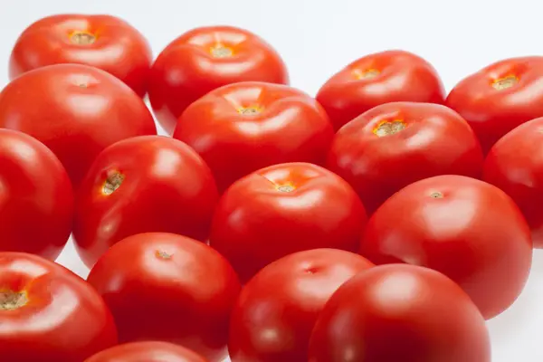 Fresh Tomatoes isolated on white — Stock Photo, Image