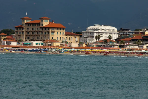 Blick auf die Küste von Versilia - viareggio — Stockfoto