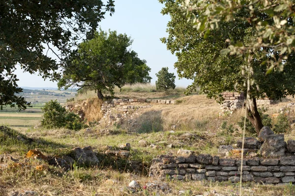 Troy ősi romok. Törökország — Stock Fotó