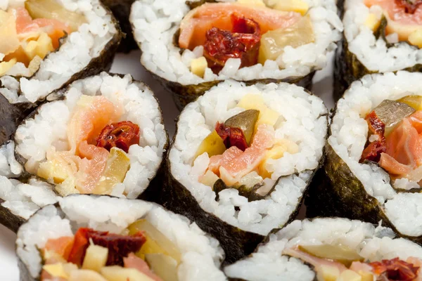 Sushi izolowane na białym tle — Zdjęcie stockowe