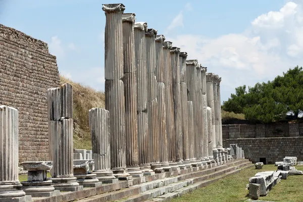 Asclepeion antik kenti Bergama, Türkiye'de. — Stok fotoğraf