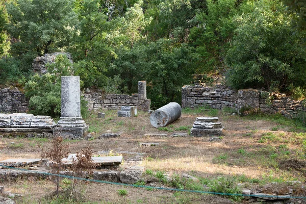 Ruínas antigas em Tróia. Turquia — Fotografia de Stock