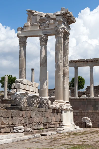 Hierapolisz ősi város romjai — Stock Fotó