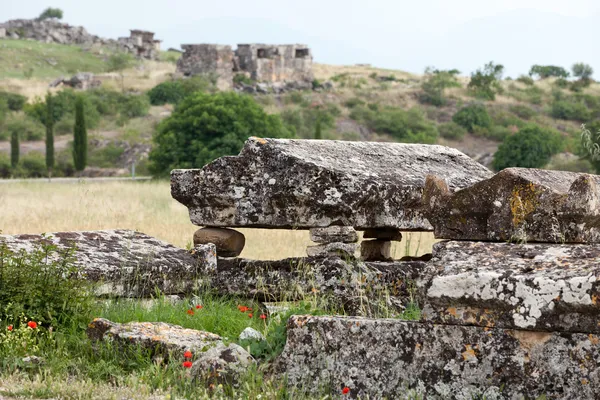 Ruinen der antiken Stadt Hierapolis — Stockfoto