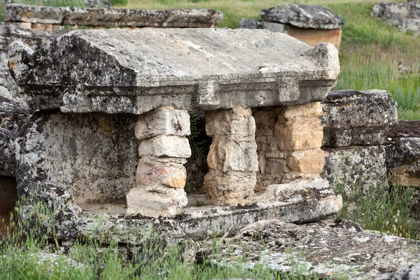 Ruines de l'ancienne ville de Hierapolis — Photo