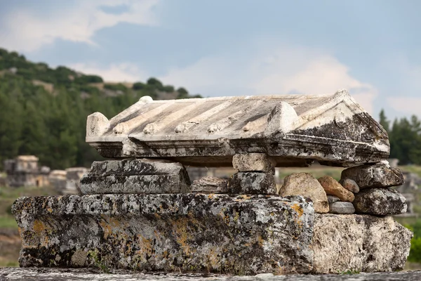 Ruins of the ancient city of Hierapolis — Stock Photo, Image