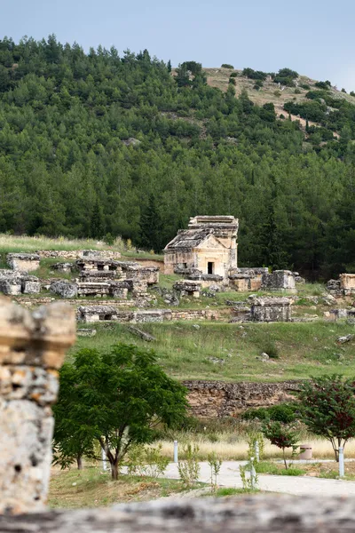 Ruines de l'ancienne ville de Hierapolis — Photo