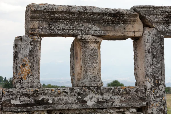 Ruínas da antiga cidade de Hierápolis — Fotografia de Stock