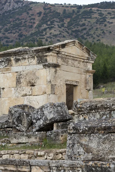 Ruins of the ancient city of Hierapolis — Stock Photo, Image