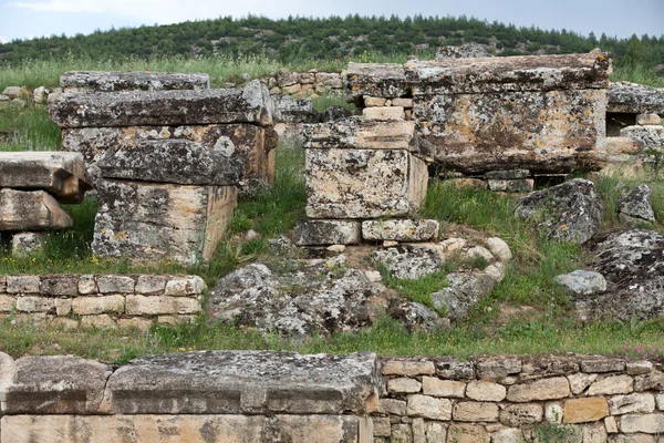 Ruinen der antiken Stadt Hierapolis — Stockfoto