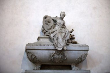 Floransa - santa croce.tomb, niccolo machiavelli