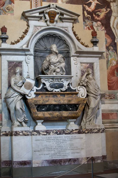 Florence - Santa Croce. Tomb of Galileo Galilei — Stock Photo, Image