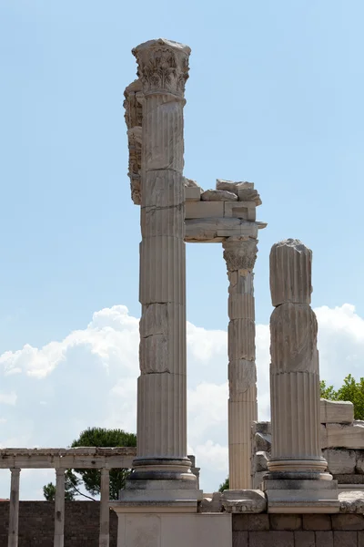 Ναός του Τραϊανού στην Ακρόπολη της Περγάμου — Φωτογραφία Αρχείου