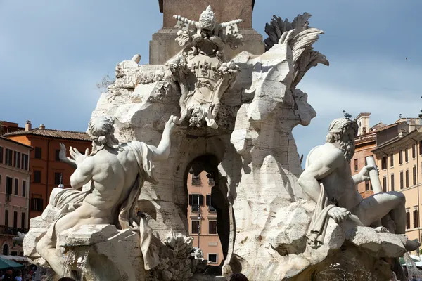 Ρώμη - πλατεία της piazza navona — Φωτογραφία Αρχείου