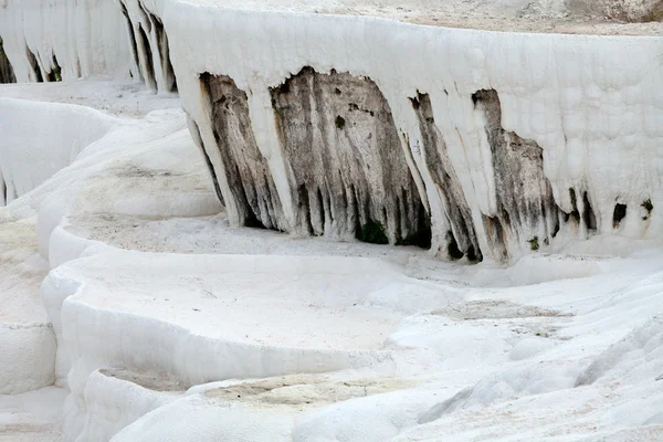 Travertin Pools und Terrassen in Pamukkale Truthahn — Stockfoto