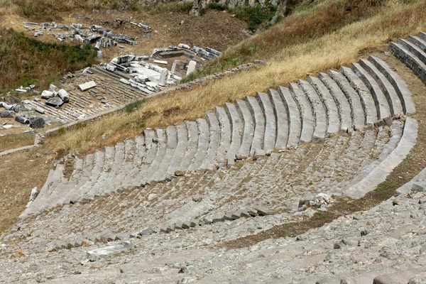 Елліністична театру в Pergamon — стокове фото