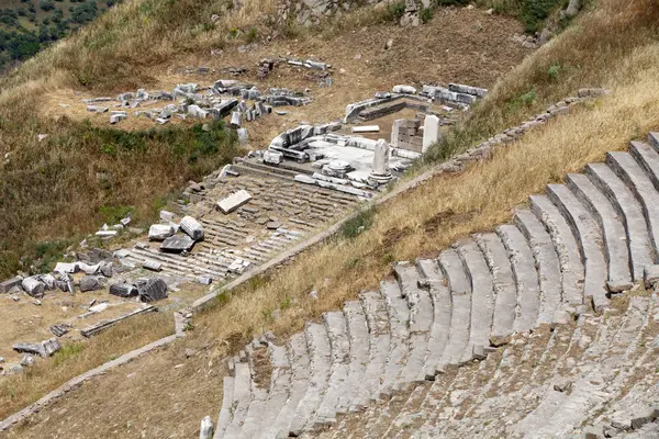 Елліністична театру в Pergamon — стокове фото