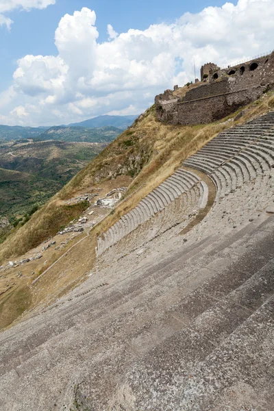 Елліністична театру в Pergamon — стокове фото