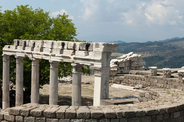 Temple of Trajan at Acropolis of Pergamon — Stock Photo, Image