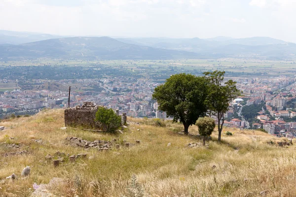 Ruinas en la antigua ciudad de Pérgamo, Turquía —  Fotos de Stock