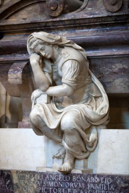 Floransa - michelangelo buonarroti, santa croce.tomb