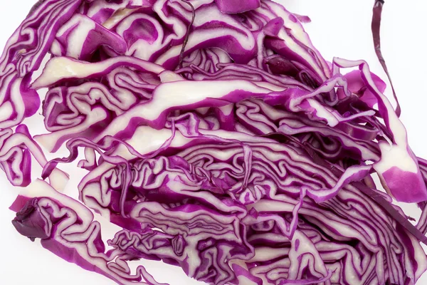 Red Cabbage on White Background — Stock Photo, Image