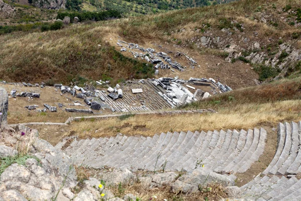 Teatru hellenistycznego w pergamon — Zdjęcie stockowe