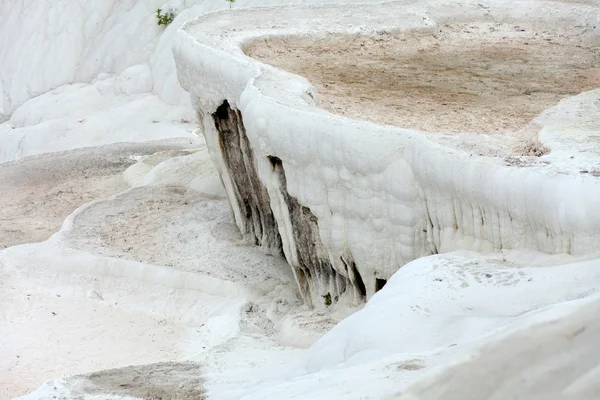 Travertin-Pools und Terrassen in Pamukkale — Stockfoto