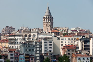 Galata Kulesi İstanbul Beyoğlu bölgesinde, Türkiye