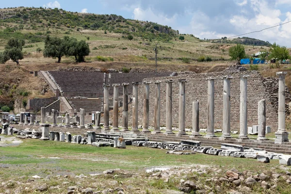 Asclepeion ciudad antigua en Pérgamo, Turquía . —  Fotos de Stock