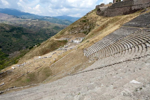 Елліністична театру в Pergamon — стокове фото