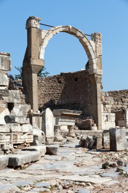 Eski Yunanca pollio Çeşmesi şehir Efes