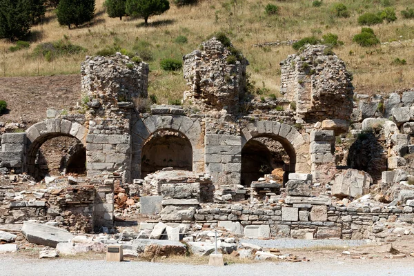 Ruins of the ancient Greek city Ephesus — Stock Photo, Image