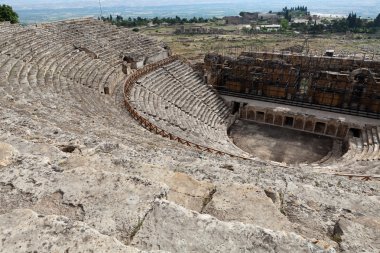 Tiyatro kalıntıları hieropolis, pamukkale, Türkiye