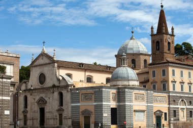 Rome - The Church of Santa Maria del Popolo clipart