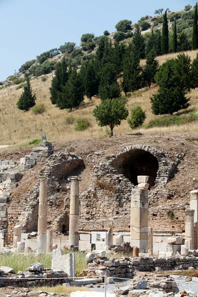 Ερείπια της αρχαίας ελληνικής πόλης Εφέσου — Φωτογραφία Αρχείου