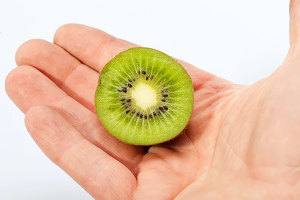 Kiwi fruits isolés sur fond blanc — Photo