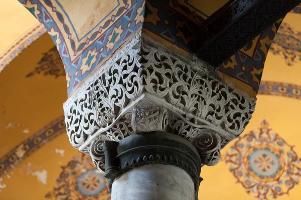 Interior of the Hagia Sophia in Istanbul. Turkey — Stock Photo, Image