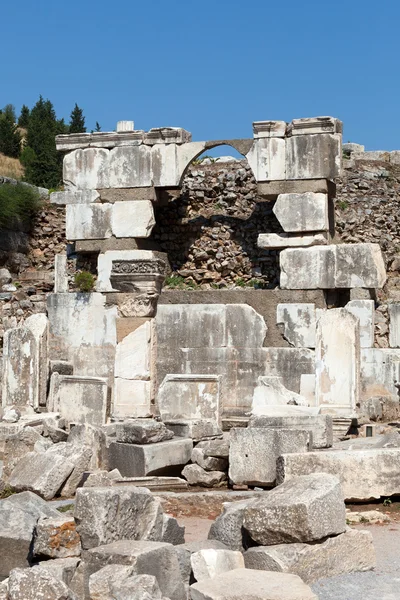 Ruínas da antiga cidade grega Éfeso — Fotografia de Stock