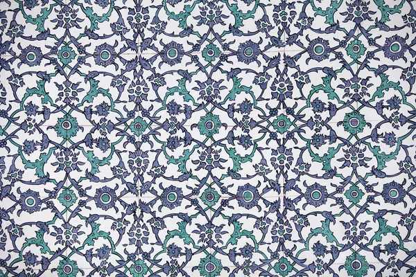 Azulejos hechos a mano. Palacio Topkapi en Estambul, Turquía — Foto de Stock