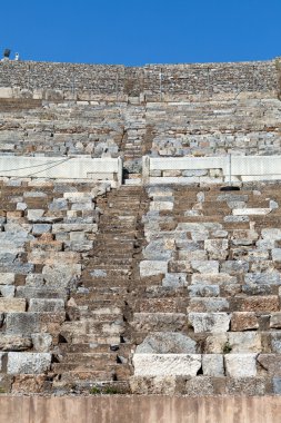Antik Yunan-Roma amfi tiyatro şehir Efes