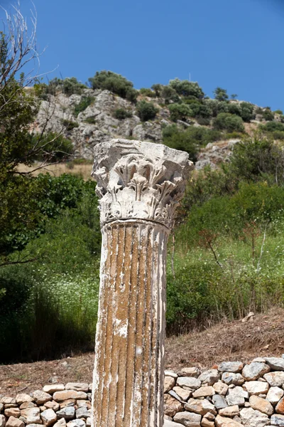 Ruins of the ancient Greek city Ephesus — Stock Photo, Image