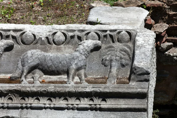 İstanbul - Ayasofya ile erken Hıristiyan bas-reliefs sophia — Stok fotoğraf